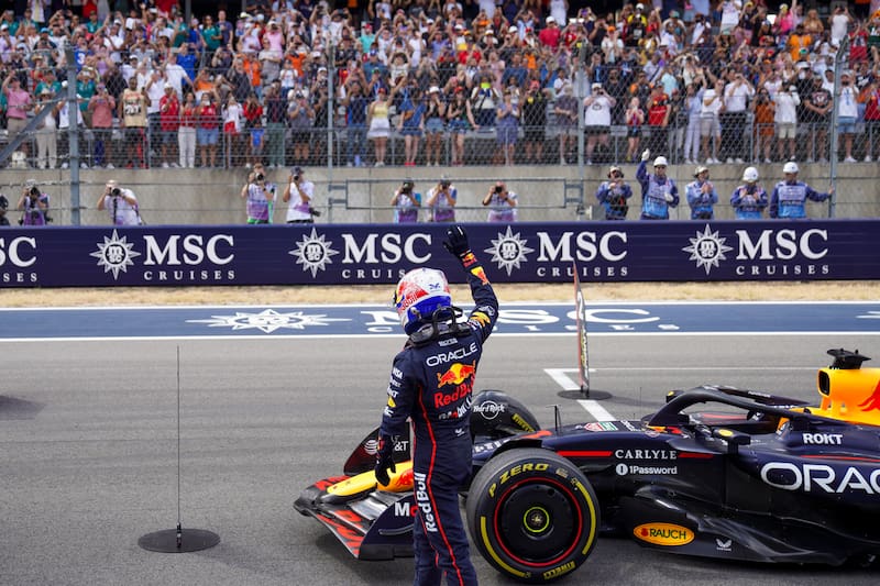 Max Verstappen se quedó con la carrera Sprint en el GP de Estados Unidos. Foto: EFE/EPA/DUSTIN SAFRANEK
