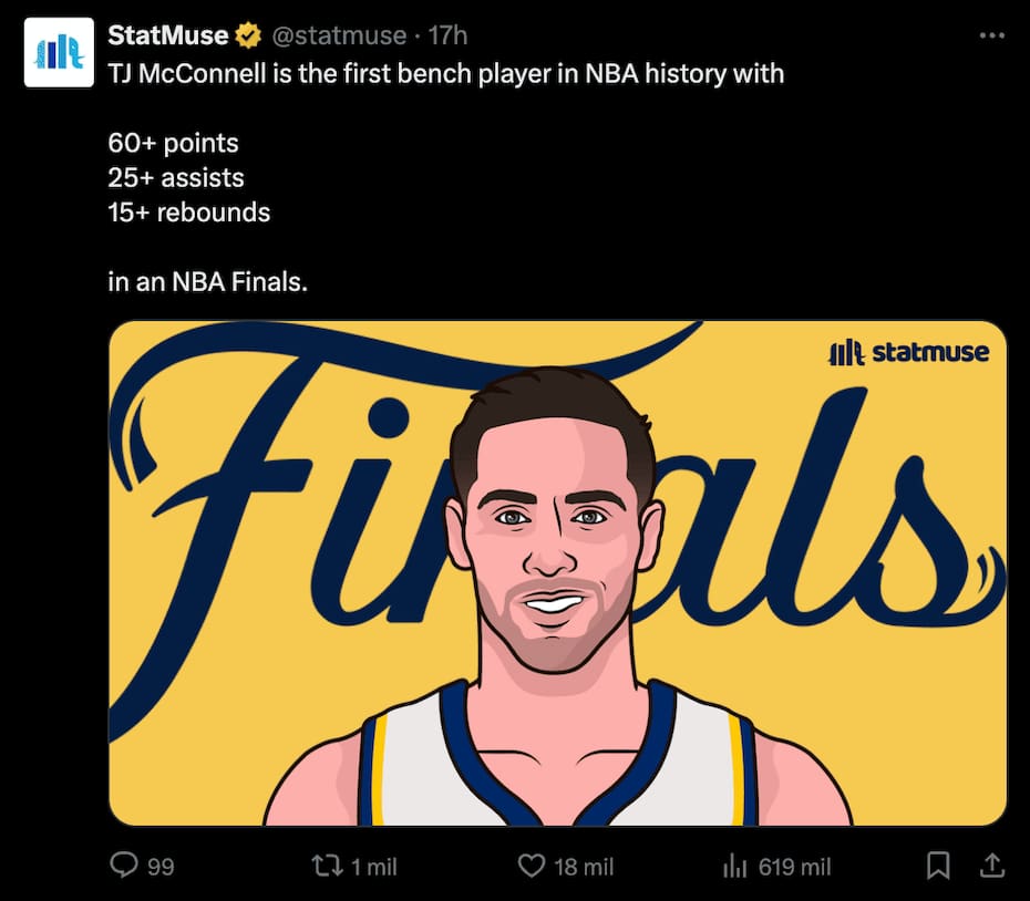 Increíbles registros desde la banca en la final de la NBA.