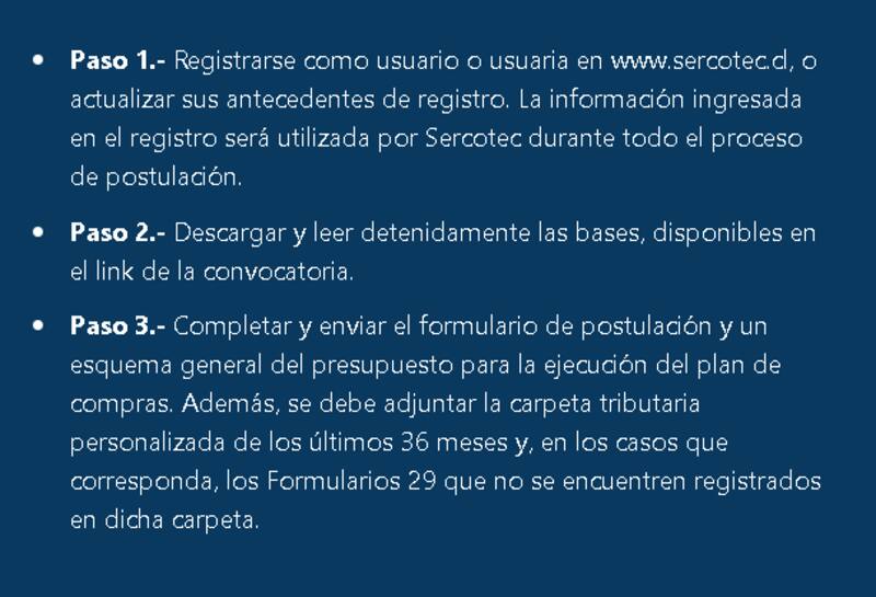 Requisitos para Reconstruye tu Pyme.