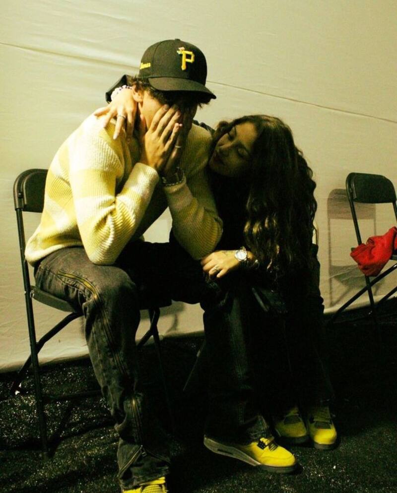 Bimza y Trinidad Neira compartieron escenario. Créditos: Instagram