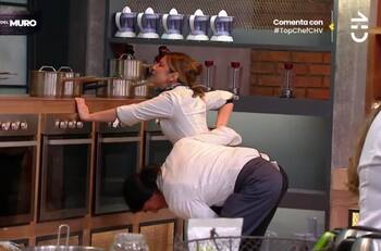 Mónica Godoy sufrió fuerte calambre en Top Chef VIP en plena prueba de eliminación