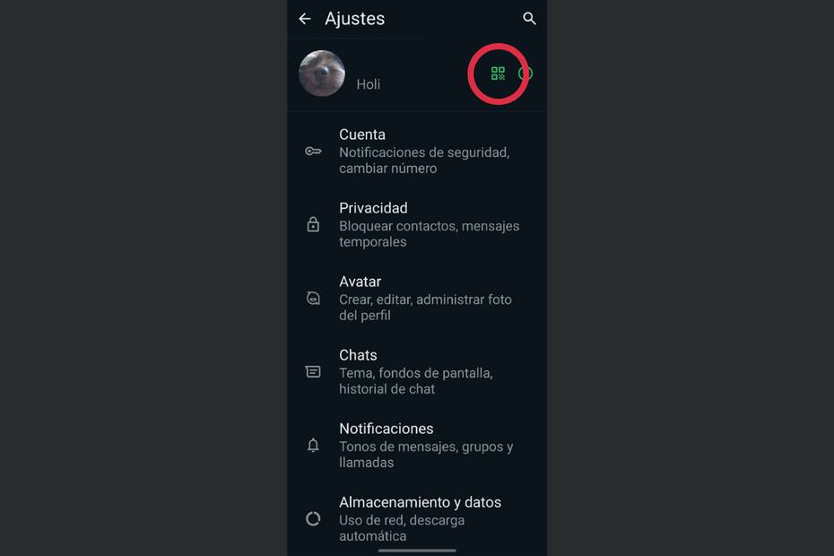 Deberás presionar ese botón.
