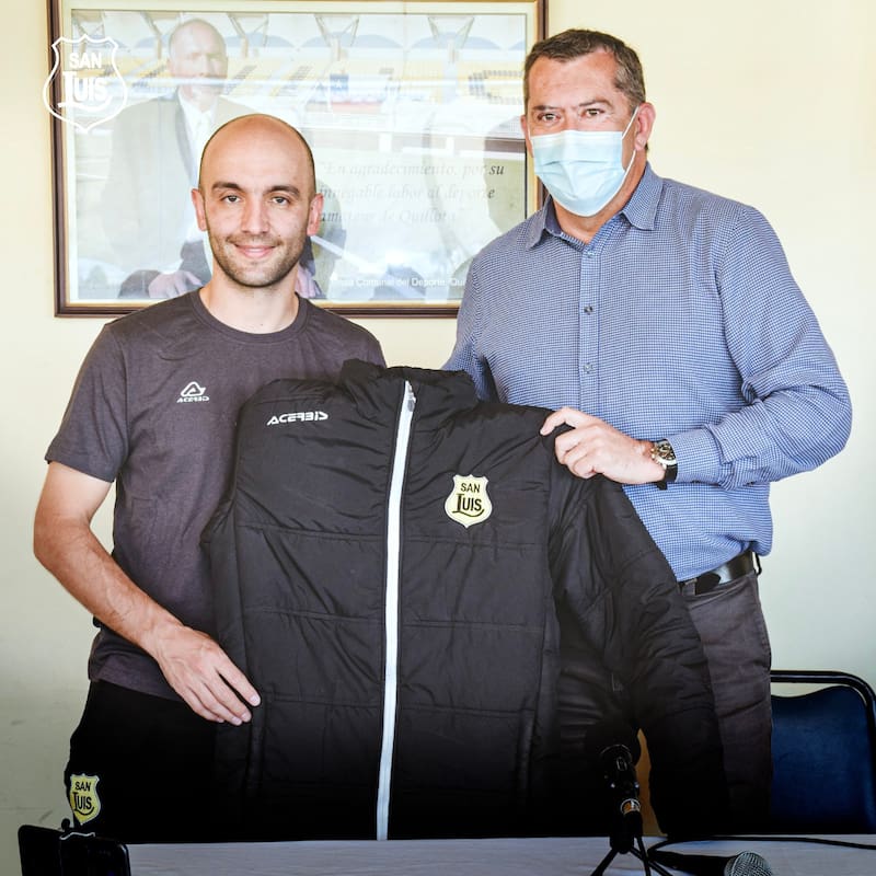 El entrenador fue presentado como técnico de San Luis el 25 de marzo de 2022.