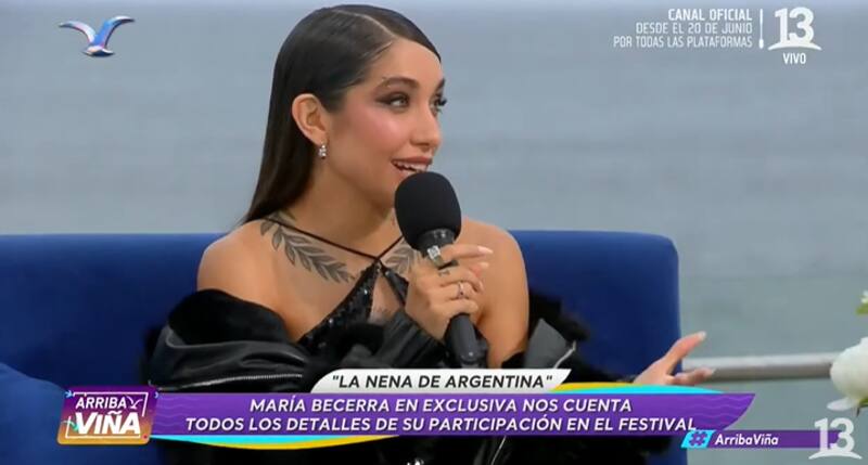 María Becerra opina sobre polémicas entre Lali Espósito y Javier Milei.