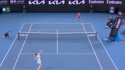 Rybakina perdía 3-0 en el tercer set y con este ace concretó la remontada para ganar el Australian Open