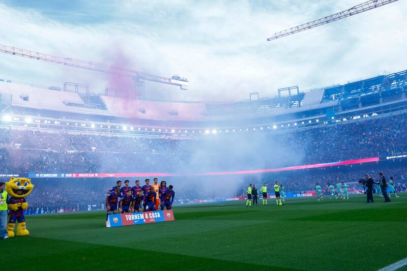 Los Culés volvieron con victoria a su Camp Nou. Foto: Agencia EFE.