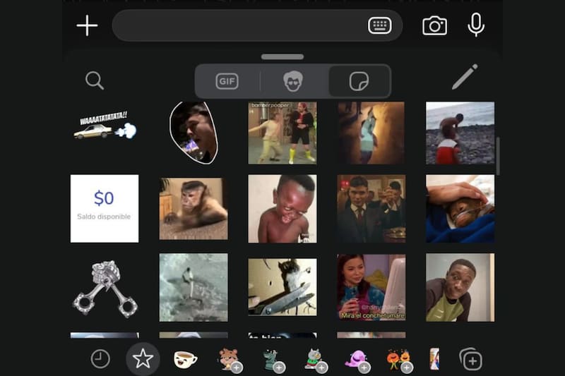 La aplicación ahora permite organizar tus stickers para encontrarlos con facilidad.