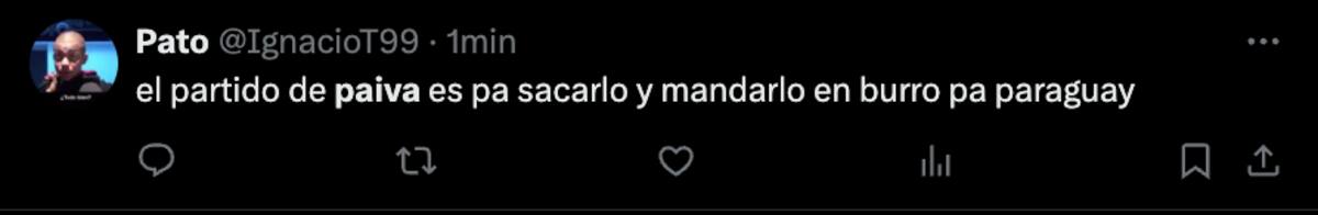 Hinchas de Colo Colo cuestionaron a Guillermo Paiva.