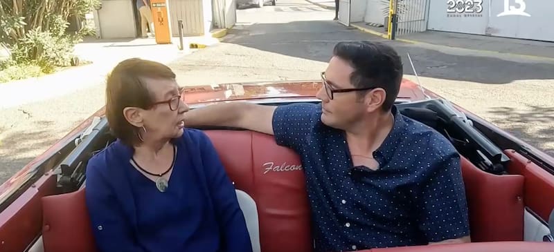 Mónica Carrasco en "Te Paso a Buscar" de Canal 13.