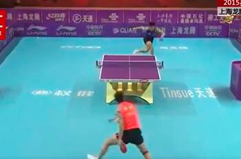 ¿El mejor punto de la historia? Una alucinante jugada en el tenis de mesa en China