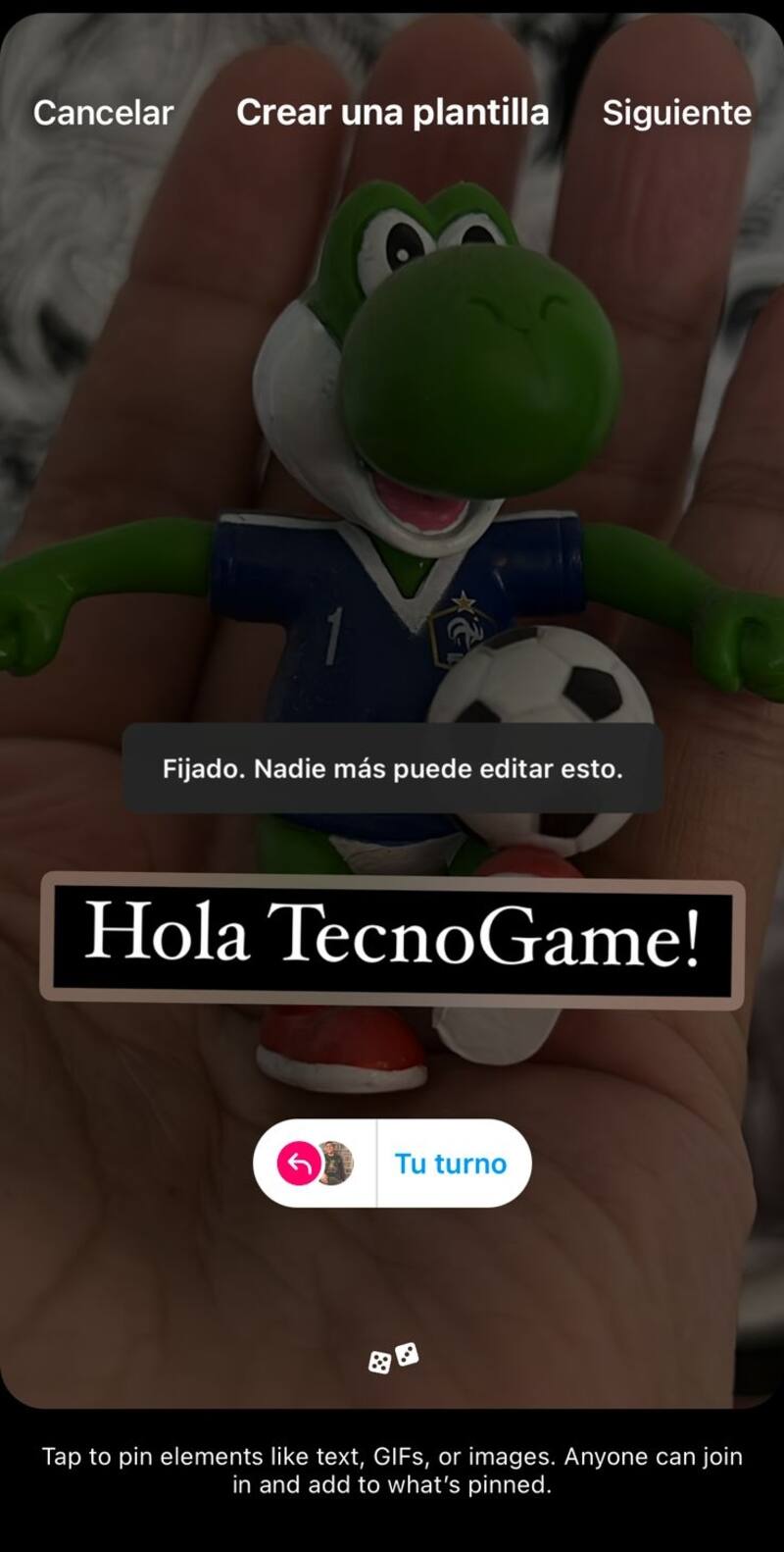 Tras fijar todo, solamente tendremos que compartir la plantilla.