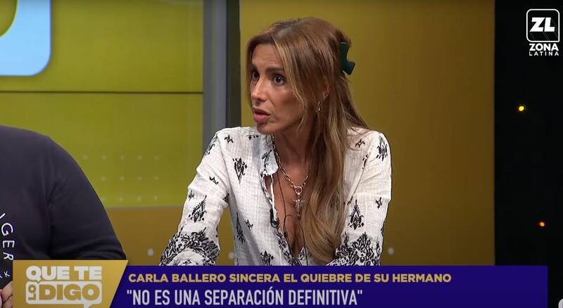 La modelo habló de la separación de su hermano.