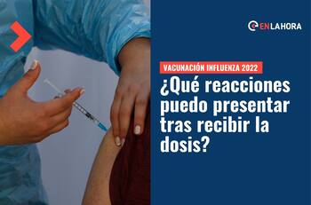 Vacunación Influenza 2022: ¿Cuáles son las reacciones que se pueden presentar después de recibir la dosis?