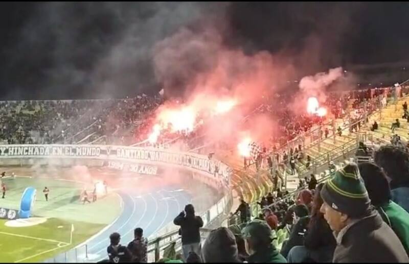 en el partido ante Rangers de Talca.