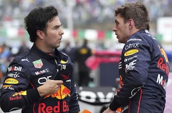 Checo Pérez advierte a Max Verstappen previo al GP de Barcelona: “Puedo ser más rápido que él”