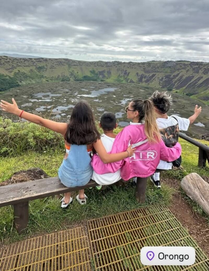 La influencer compartió lindas imágenes junto a Alonso, Elizabetta y Emiliano. Créditos: Instagram