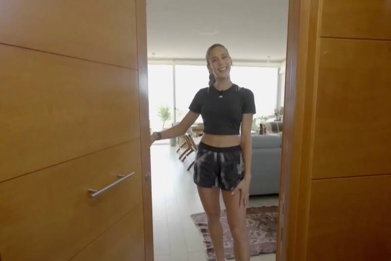 realizó un tour por su hogar en el capítulo estreno de la nueva temporada de La Divina Comida.