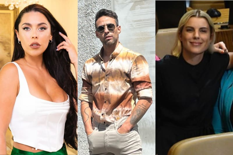 Fotos de redes sociales de Maite Orsini, Daniela Aránguiz y Jorge Valdivia/ Instagram