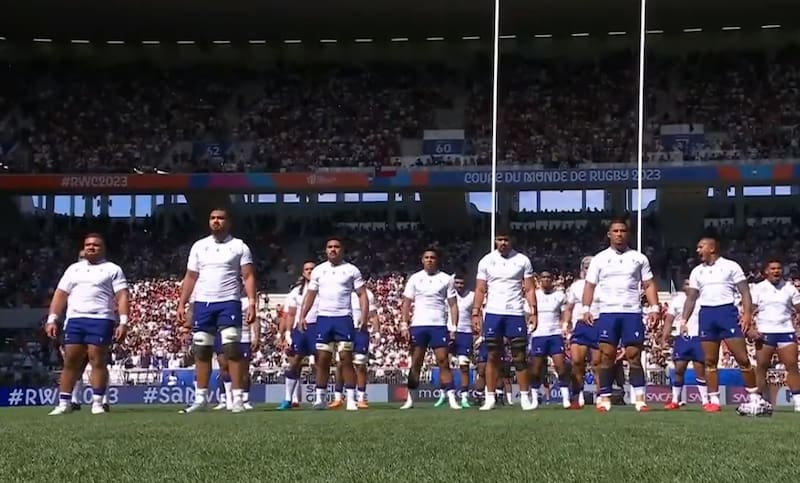 Haka de Samoa, Mundial de Rugby