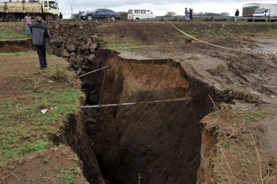 La grieta de casi 5.000 kilómetros de extensión dividiría eventualmente el continente africano en dos.