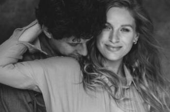 Sus manos plasmadas: Mayte Rodríguez exhibió la adorable pintura que realizó junto a su pareja, Camilo Figueroa, y su bebé, Galo