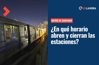 Horario del Metro | ¿A qué hora abre y cierra sus estaciones este domingo 9 de octubre en Santiago?