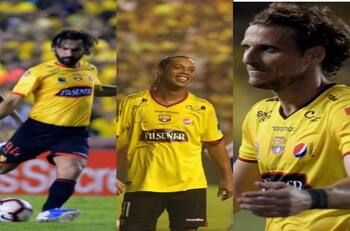 De Ronaldinho a Andrea Pirlo: la lista de astros a la que se sumará el "Kun" Agüero en la "Noche Amarilla"