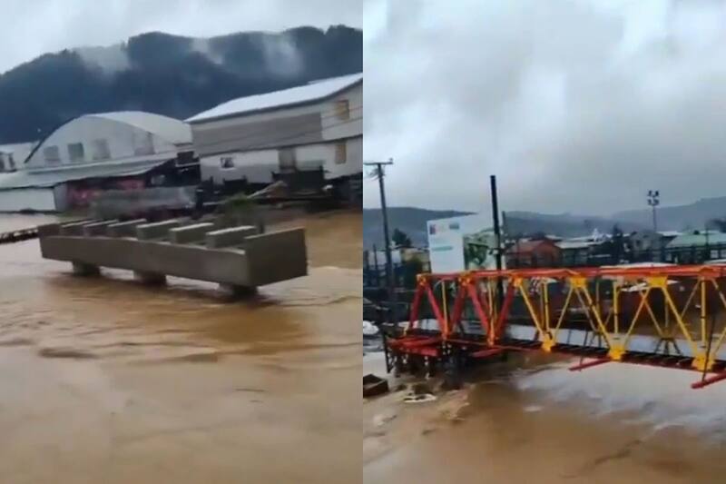 Registros circularon en redes sociales. Créditos: @INF0SCHILE