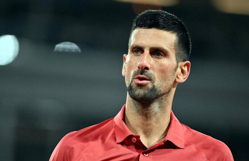 Novak Djokovic venció a Lorenzo Musetti en un partidazo.