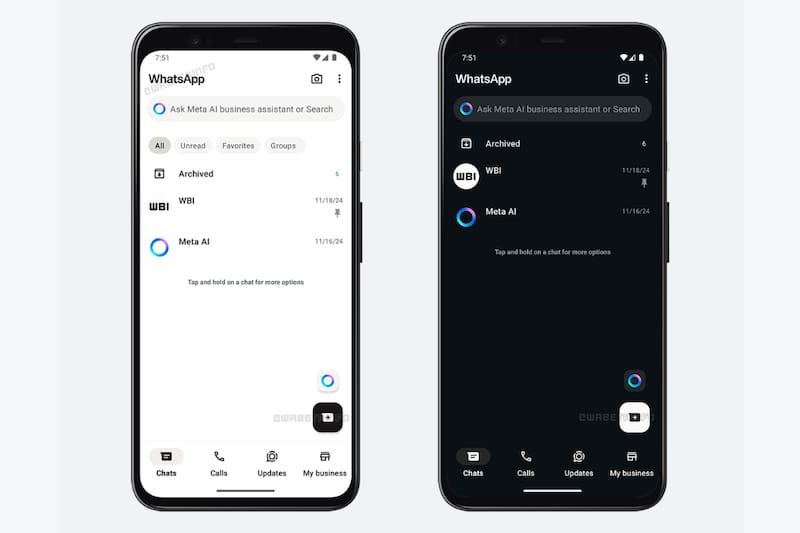 Así se verá próximamente WhatsApp.