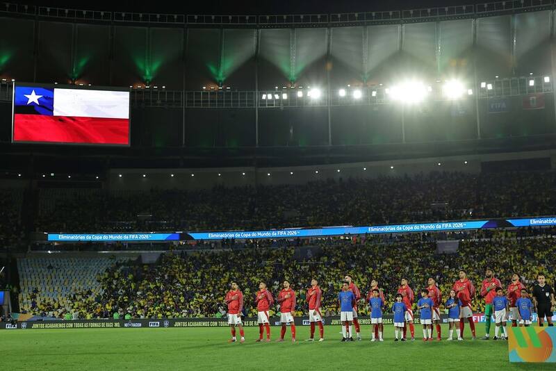 La Roja cayó 3-0 ante Brasil en el Maracaná. Foto: Aton.
