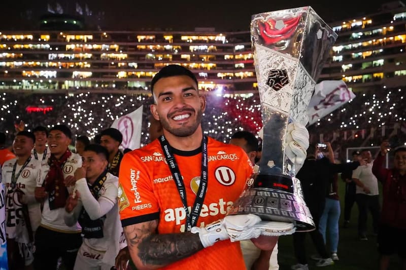 El guardameta chileno ha hecho carrera en el fútbol peruano. Foto: Miguel Vargas en Instagram.