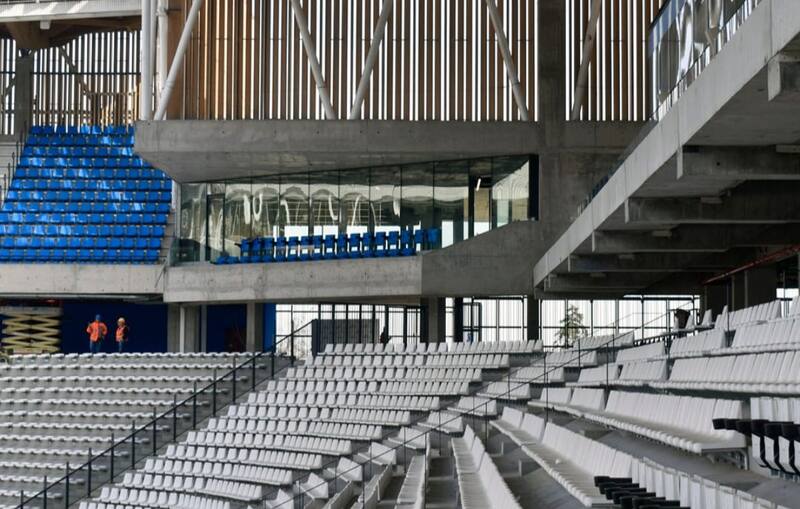 , el remozado estadio de la Universidad Católica. Foto: Comunicaciones Cruzados.