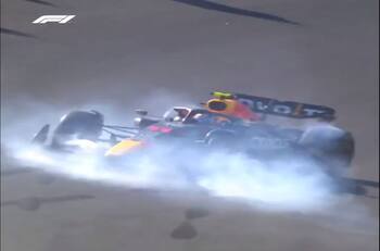 VIDEO| El peligroso trompo que tuvo Sergio "Checo" Pérez en la clasificación del GP de Países Bajos de la F1