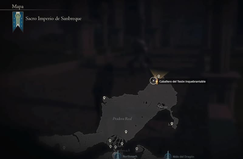 Ubicación Caballero del Tesón Inquebrantable. Créditos: Square Enix.