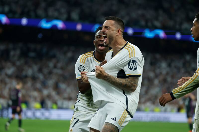 Joselu fue el héroe de Real Madrid. EFE