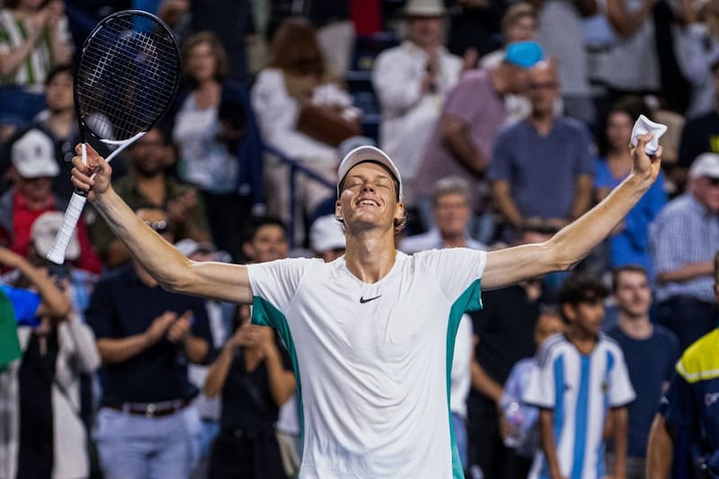 El italiano Jannik Sinner derrotó al australiano Alex de Minaur para coronarse en el Masters 1000 de Canadá. Foto: ATP Tour.