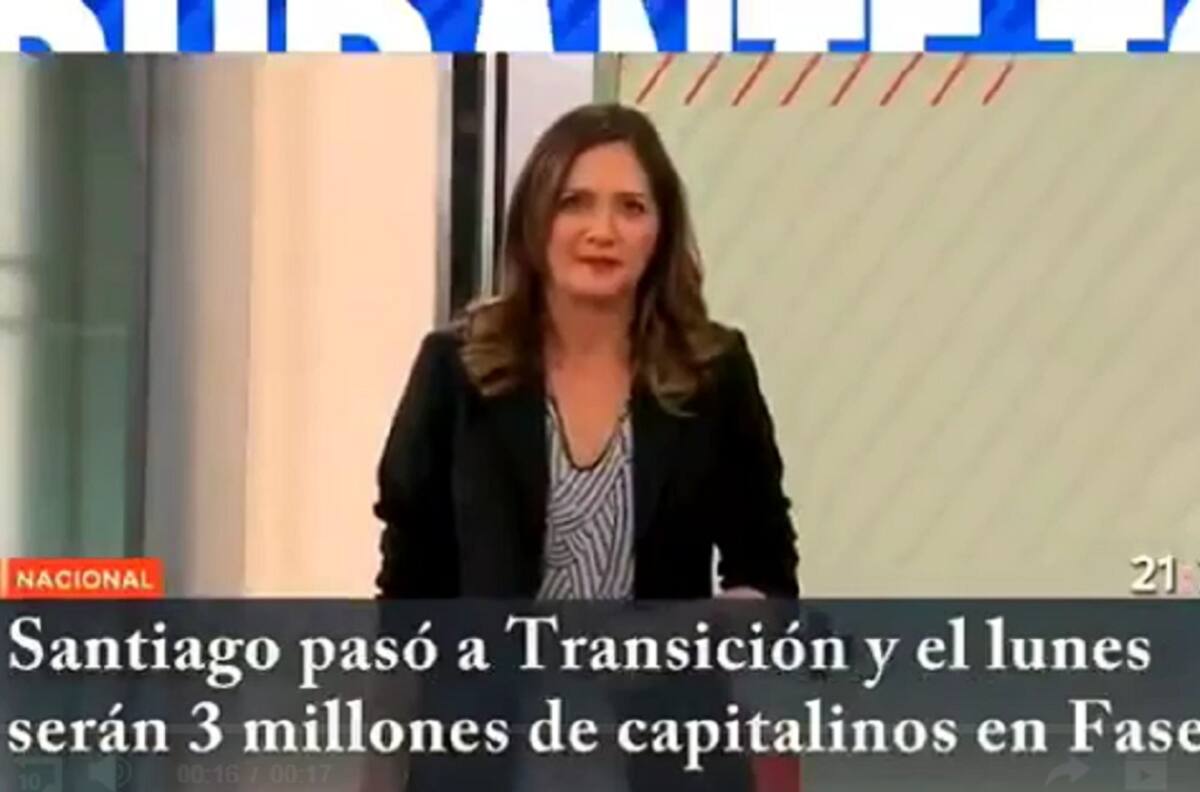No pasó desapercibido: "Tele13" protagonizó notorio "fail" mientras Mónica Pérez presentaba noticia