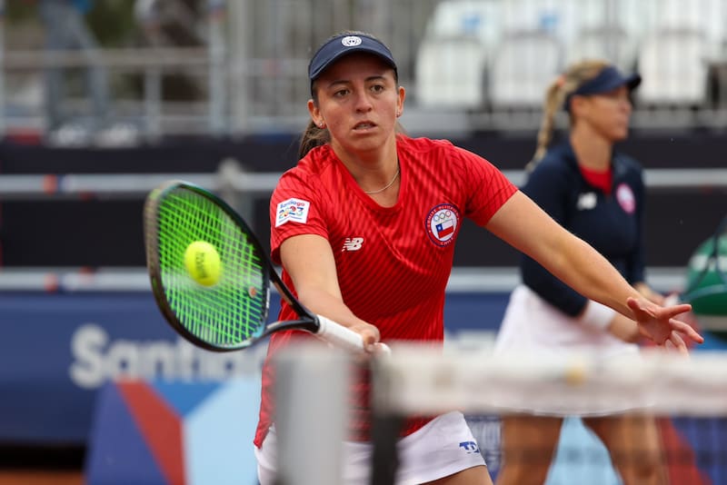 La segunda mejor tenista chilena del momento. Foto: Team Chile