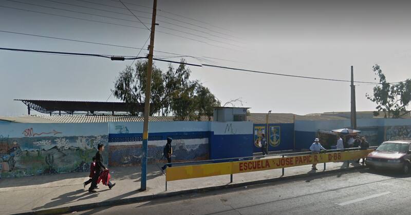Escuela D-68 José Papic Radnic de Antofagasta. Créditos: Google Maps.