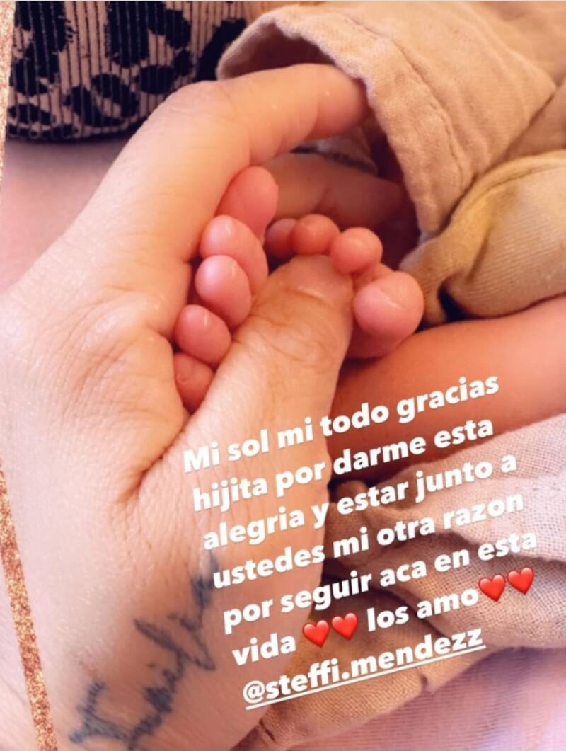 Ninoska Espinoza compartió tierna foto con su nieto. Créditos: Instagram