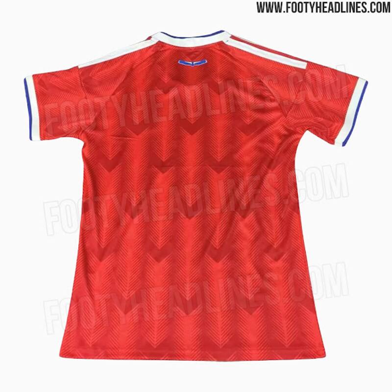 Nueva camiseta de la Selección Chilena filtrada.