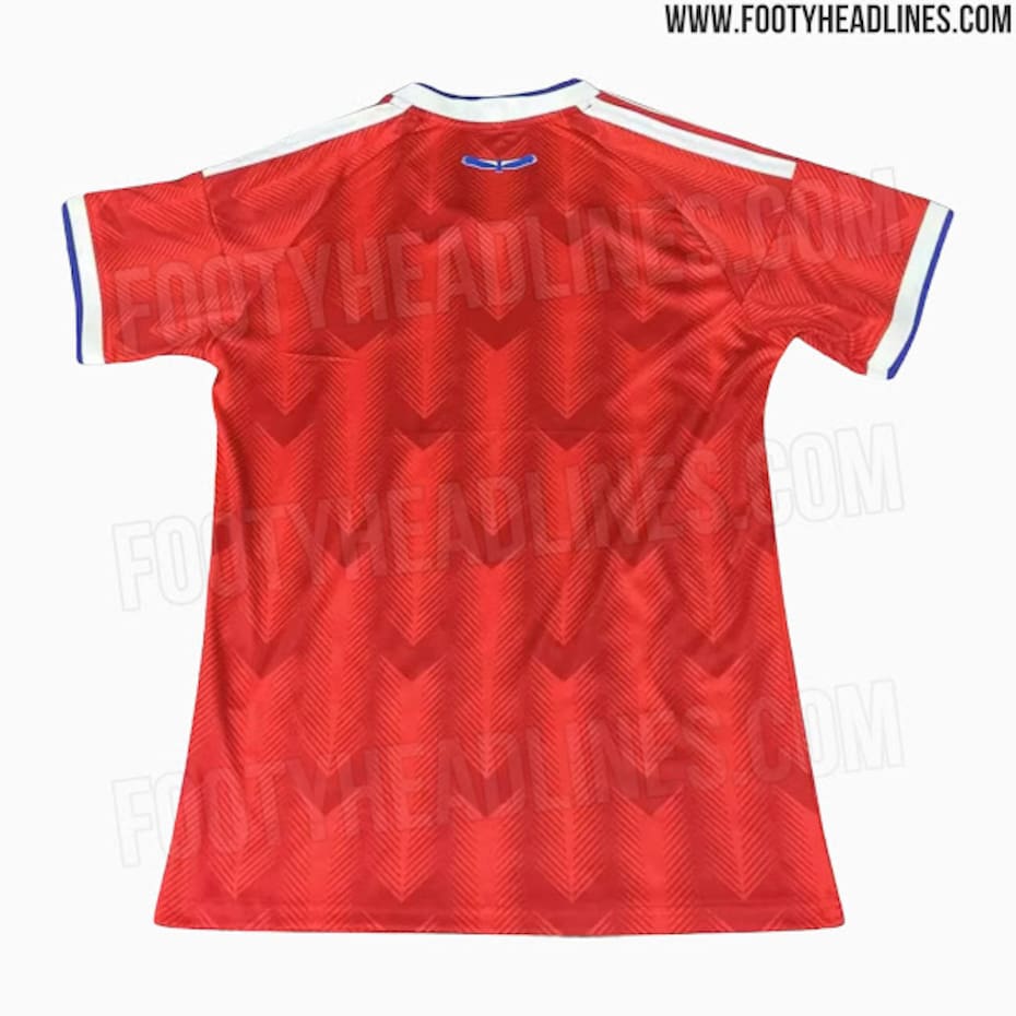 Nueva camiseta de la Selección Chilena filtrada.