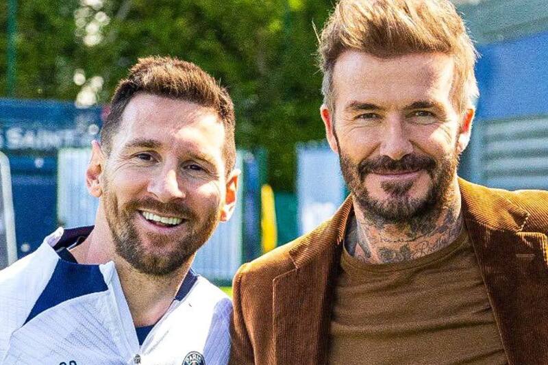 Beckham reveló que Messi es una inspiración.