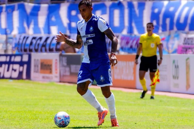 El uruguayo con la camiseta de Deportes Antofagasta. Foto: Personal Mathias Suárez.