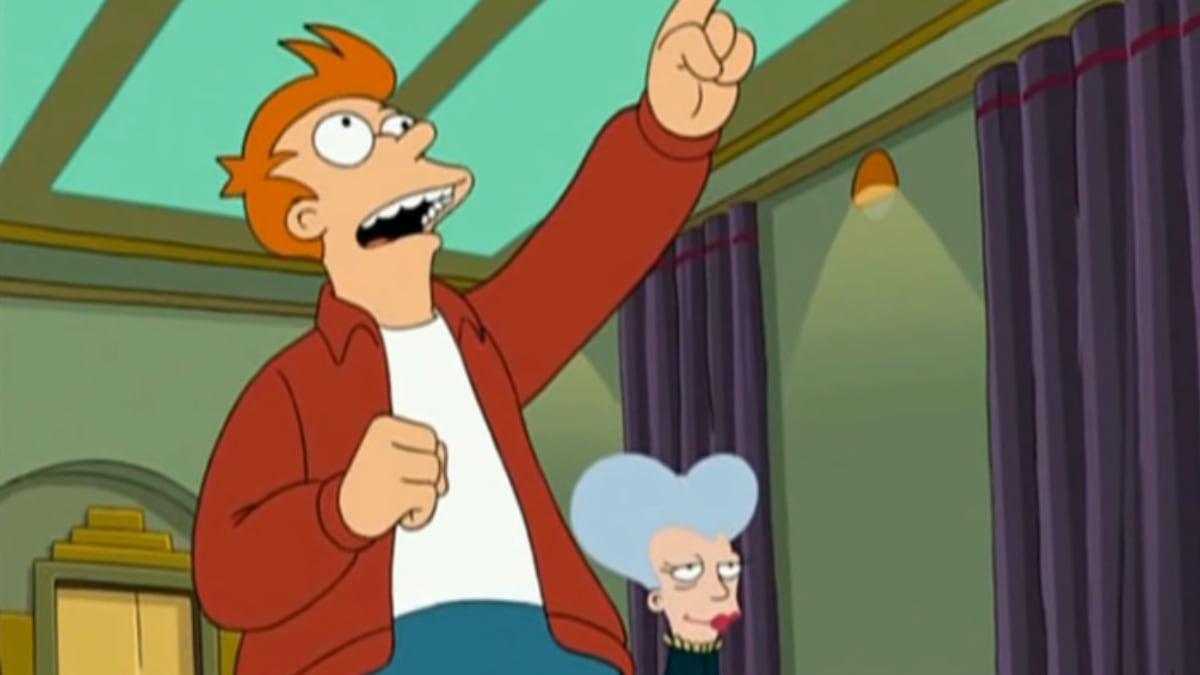 Fry de Futurama diciendo "un chilión de dólares".