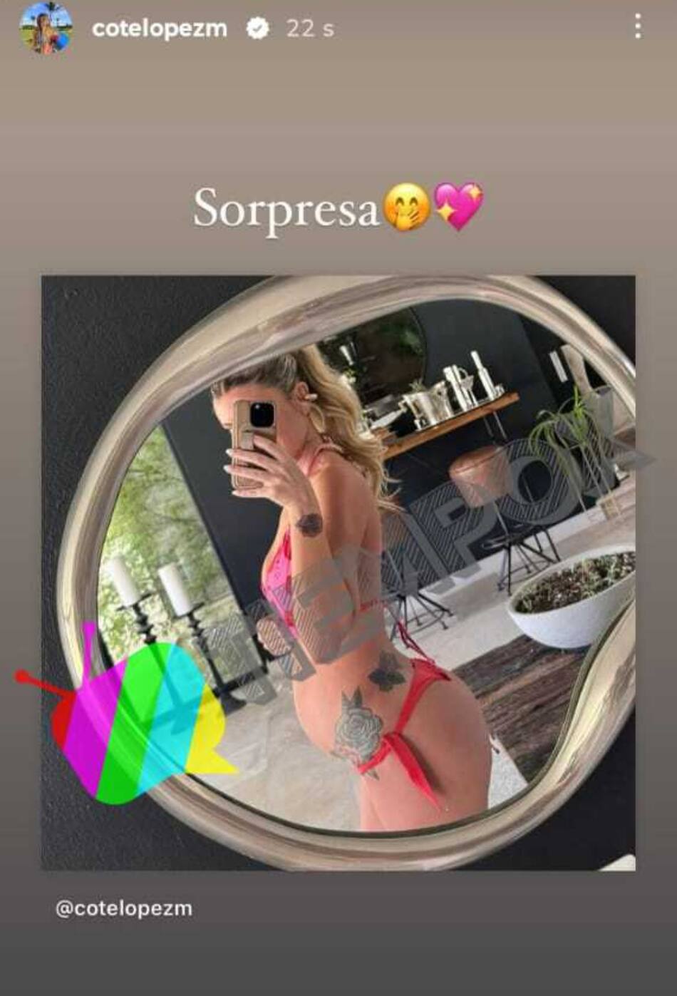 ¿Coté López está embarazada?