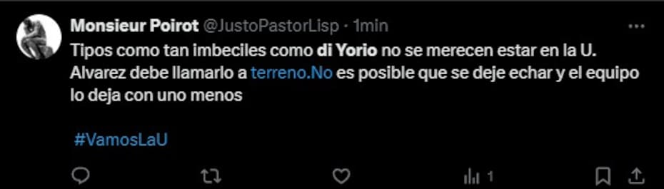arremeten contra Lucas Di Yorio.