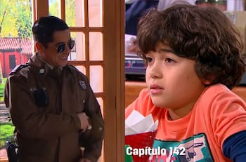 "Cómo creció este cabro lindo": Fernando Godoy mostró lo alto que está Vicente Soto, joven actor de "Pobre Gallo"