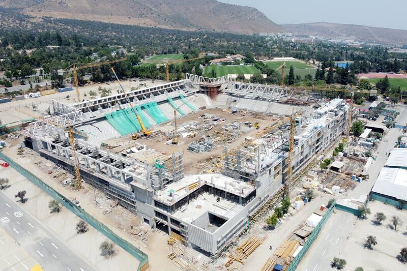 San Carlos de Apoquindo tiene fecha de entrega antes de que termine el 2024, pero no podrá ser utilizado en el presente torneo. (Foto: Aton)